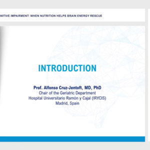 Introduction - Prof Alfonso Cruz-Jentoft (videos)