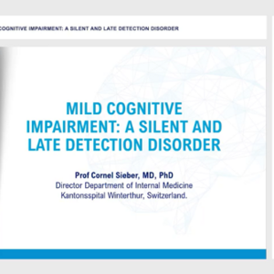 Mild Cognitive Impairment:  A silent and late detection disorder (videos)