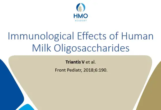 Immunological Effects of Human Milk Oligosaccharides Immunological Effects of Human Milk Oligosaccharides
