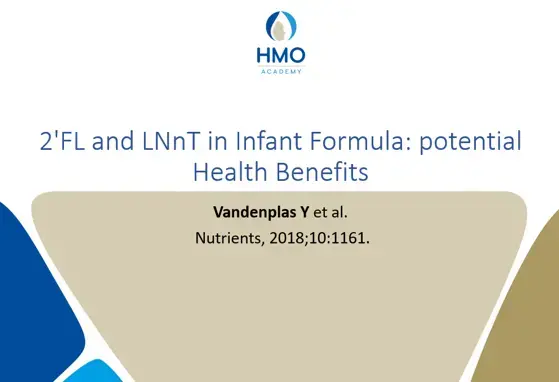 2'FL and LNnT in Infant Formula: potential Health Benefits 2'FL and LNnT in Infant Formula: potential Health Benefits