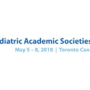 Pediatric Academic Societies (PAS) Annual Meeting 2018 (events)