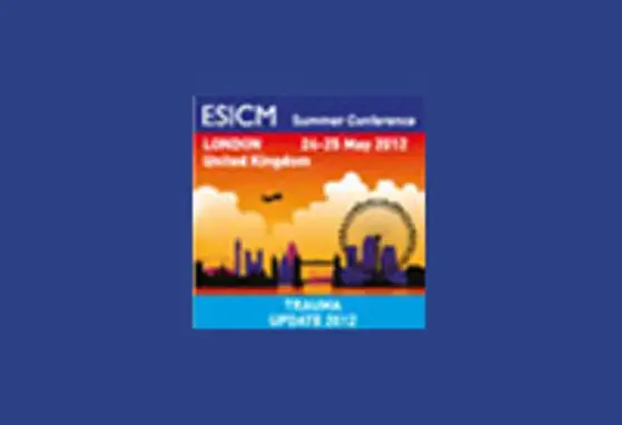 European Society of Intensive Care Medicine Summer Conference- Trauma Update 2012 (events) European Society of Intensive Care Medicine Summer Conference- Trauma Update 2012 (events)