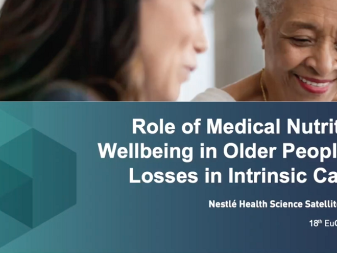 EUGMS 2022 - Do we need more EFFORT to improve nutritional status of elderly patients, Prof Schütz