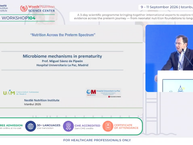 Microbiome mechanisms in prematurity (NEC, colonization; resistome lens), Prof Saenz De Pipaon