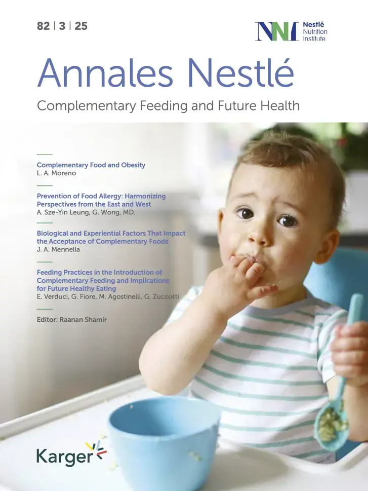 Annales 83.2 - Complementary Feeding and Future Health