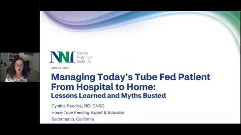 Managing Todays Tube Fed Patient From Hospital to Home Managing Todays Tube Fed Patient From Hospital to Home