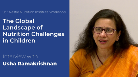 Interview with Usha Ramakrishnan: What, when and how young are children fed? (videos) Interview with Usha Ramakrishnan: What, when and how young are children fed? (videos)